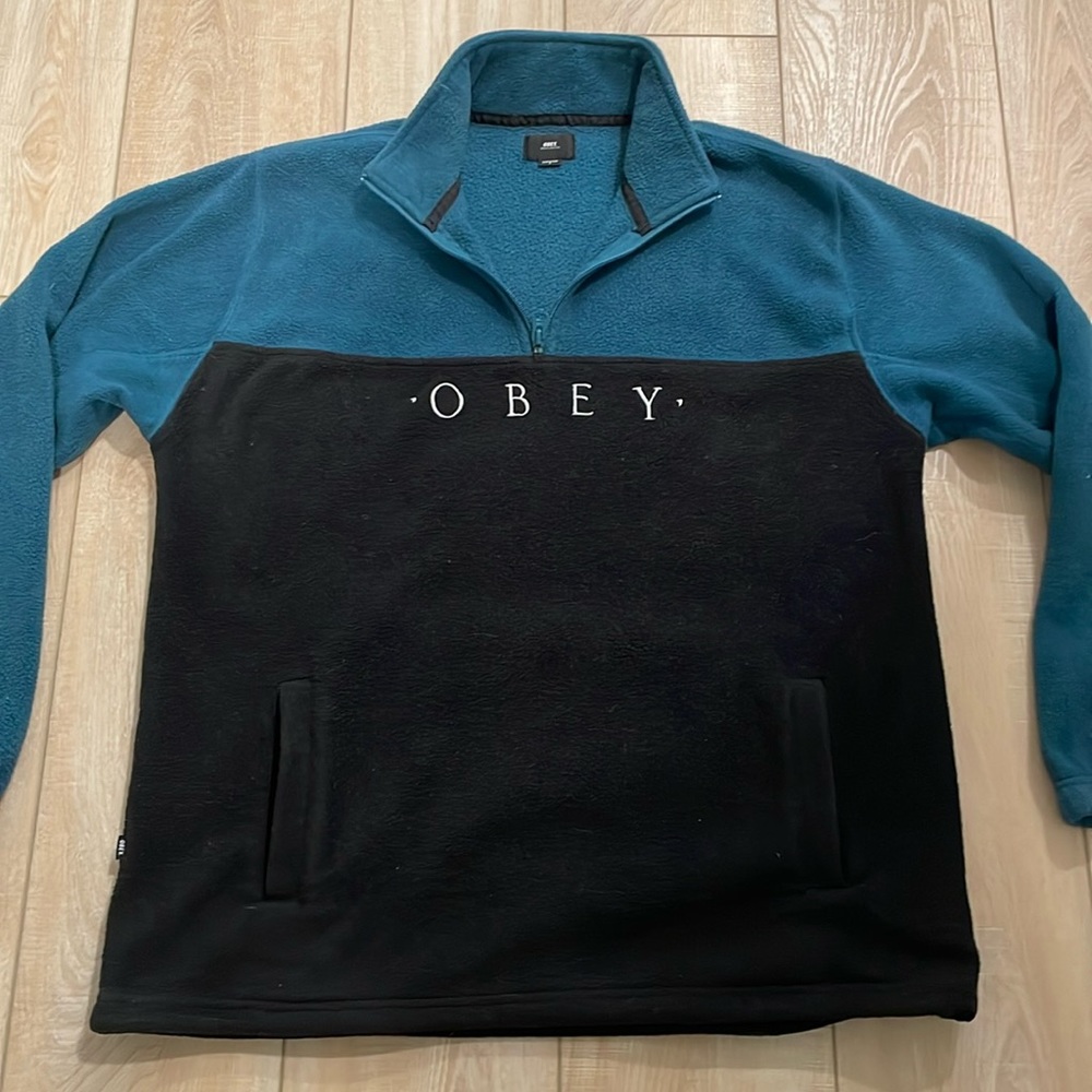 Obey fleece jacket